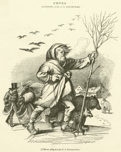 El Invierno, alegoría (grabado)