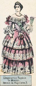 La emperatriz Eugenia de Montijo, esposa de Napoleón III de French School