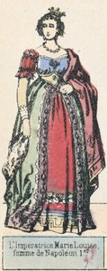 La Emperatriz Marie Louise, esposa de Napoleón I de French School