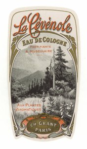 La Cevenole, etiqueta de Eau De Cologne de French School