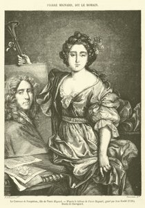 La condesa de Feuquières, hija de Pierre Mignard de French School