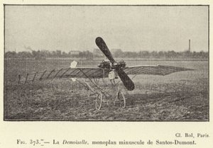La Demoiselle, monoplano minúsculo de Santos-Dumont