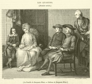 La Familia de Benjamin West de French School
