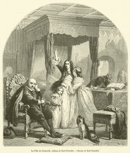 La Hija de Cromwell de French School
