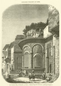Fuente de Seby-el-Bedawieh, El Cairo (grabado)