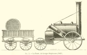 La Fusee, de Georges Stephenson de French School