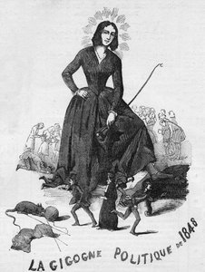 La Gigogne política de 1848 (George Sand (Aurore Dupin, Baronesa Dudevant) (1804-1876) escritora francesa)