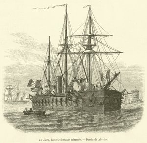 La Lave, batería flotante acorazada de French School