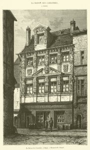 La Casa de las Cariátides, en Dijon de French School