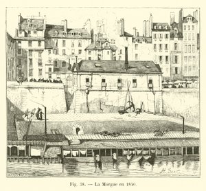 La Morgue en 1840 de French School