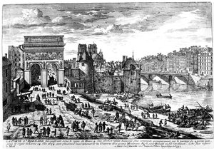 La Porte Saint Bernard, París de French School