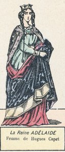 La reina Adelaida, esposa de Hugo Capeto de French School