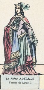 La Reina Adelaida, Esposa de Luis II de French School