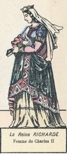 La Reina Richarde, Esposa de Carlos II de French School