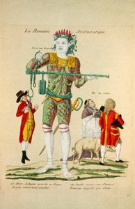 La Romaine Aristocratique, pub. 1789 de French School