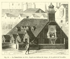 La Samaritana en 1615, según un cuadro de la época, de la galería de Versalles de French School