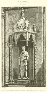 La Estatua de San Jorge, en Or-San-Michele de French School