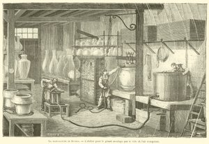 La manufactura de Sèvres, el taller para el gran moldeado por vacío y aire comprimido