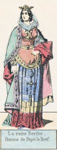 La Reina Berta, Esposa de Pipino el Breve de French School
