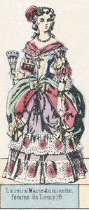 La reina María Antonieta, esposa de Luis XVI de French School
