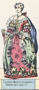 La Reina María Leszczynska, Esposa de Luis XV de French School
