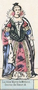 La reina María de Médici, esposa de Enrique IV de French School