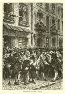 La rue Quincampoix de French School