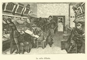 La sala de grabado
