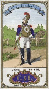 Etiqueta para hilo Carabiniers de French School