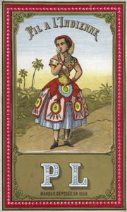 Etiqueta para hilo Indio de French School