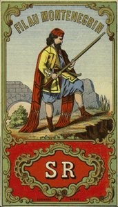 Etiqueta para hilo montenegrino de French School