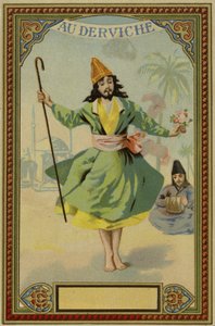 Etiqueta para hilo del Derviche de French School