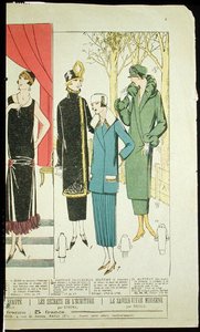Abrigos de damas, ilustración de 
