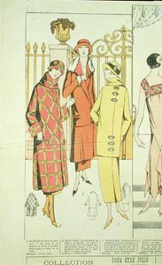 Abrigos de damas, ilustración de 