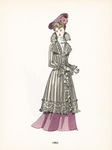 Moda femenina, 1901 de French School