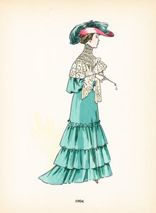 Moda femenina, 1904 de French School