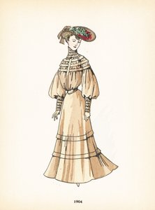 Moda femenina, 1904 de French School