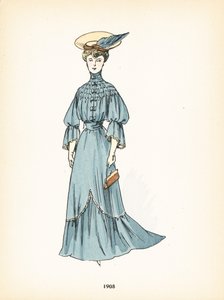 Moda femenina, 1905 de French School