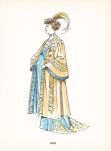 Moda femenina, 1907 de French School