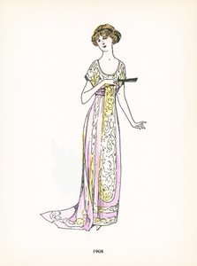Moda femenina, 1908 de French School