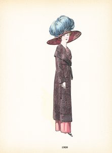 Moda femenina, 1909 de French School