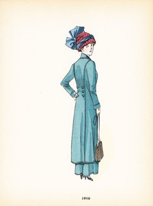 Moda femenina, 1910 de French School