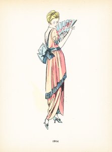 Moda femenina, 1914 de French School