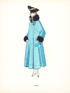 Moda femenina, 1915 de French School
