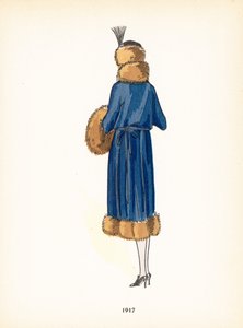 Moda femenina, 1917 de French School