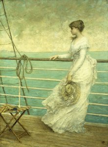Dama en la Cubierta de un Barco