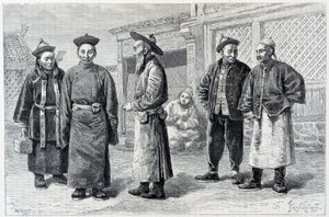 Lamas y mongoles de Ala-Chan - en “Le Tour du Monde”, 2º semestre de 1887 de French School