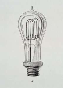 Lámpara Edison - en "Las nuevas conquistas de la ciencia" por Figutree