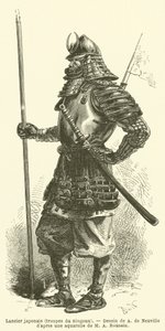 Lancero japonés, tropas del Shogun de French School
