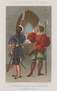 Lancero de la guardia de Carlos V y un yeoman suizo de French School